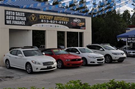 Victory auto mall - Victory Auto Mall Not rated Dealerships need five reviews in the past 24 months before we can display a rating. (37 reviews) 10227 Causeway Blvd Tampa, FL 33619. Visit Victory Auto Mall